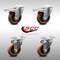 Service Caster 4 Inch SS High Temp Glass Filled Nylon Top Plate Caster Total Lock Brakes, 2PK SCC-SSTTL20S414-GFNSHT-2-S-2 - alternate 1